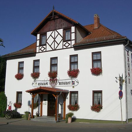 Landgasthof & Hotel Krone Eischleben Ichtershausen Bagian luar foto