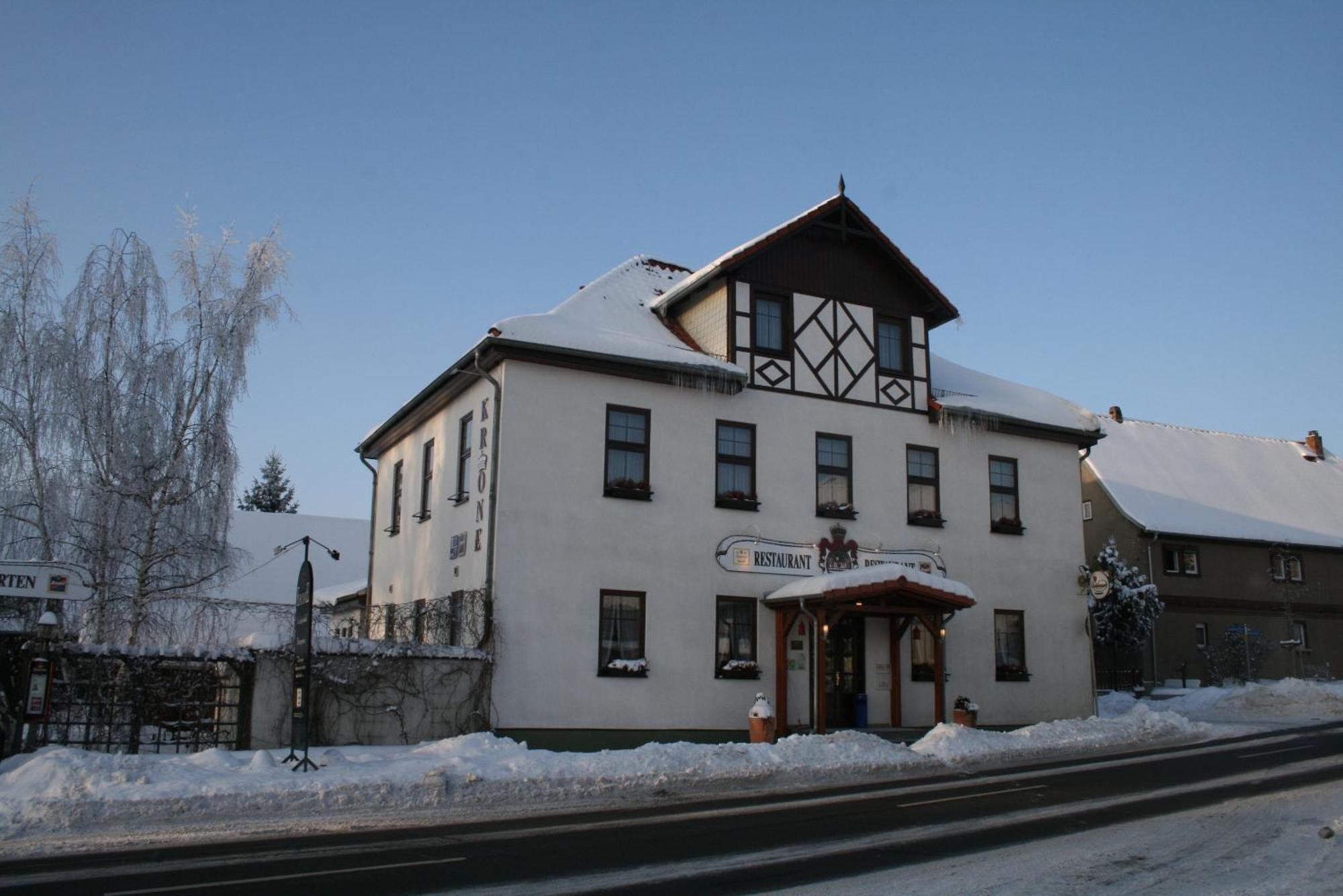 Landgasthof & Hotel Krone Eischleben Ichtershausen Bagian luar foto