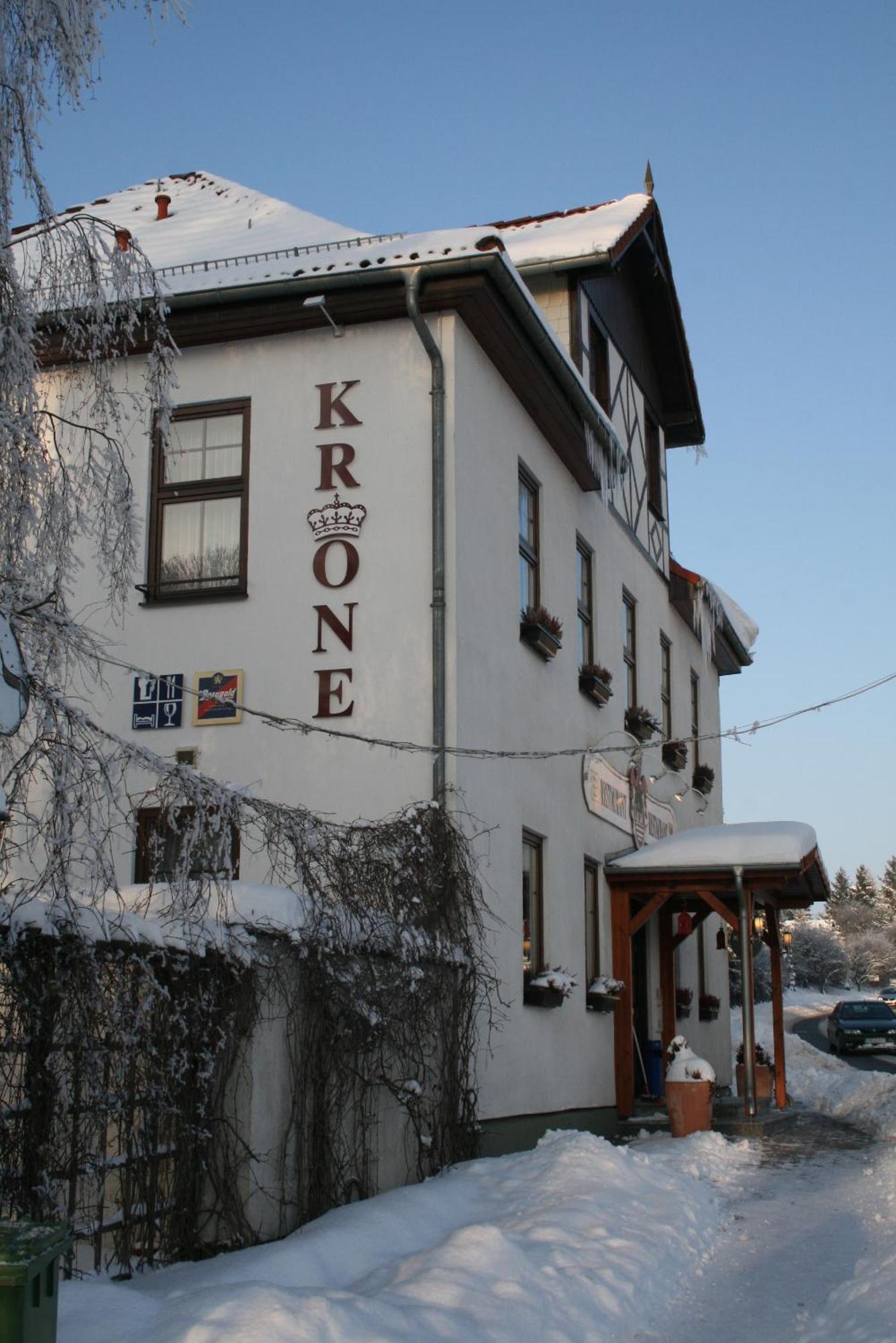 Landgasthof & Hotel Krone Eischleben Ichtershausen Bagian luar foto