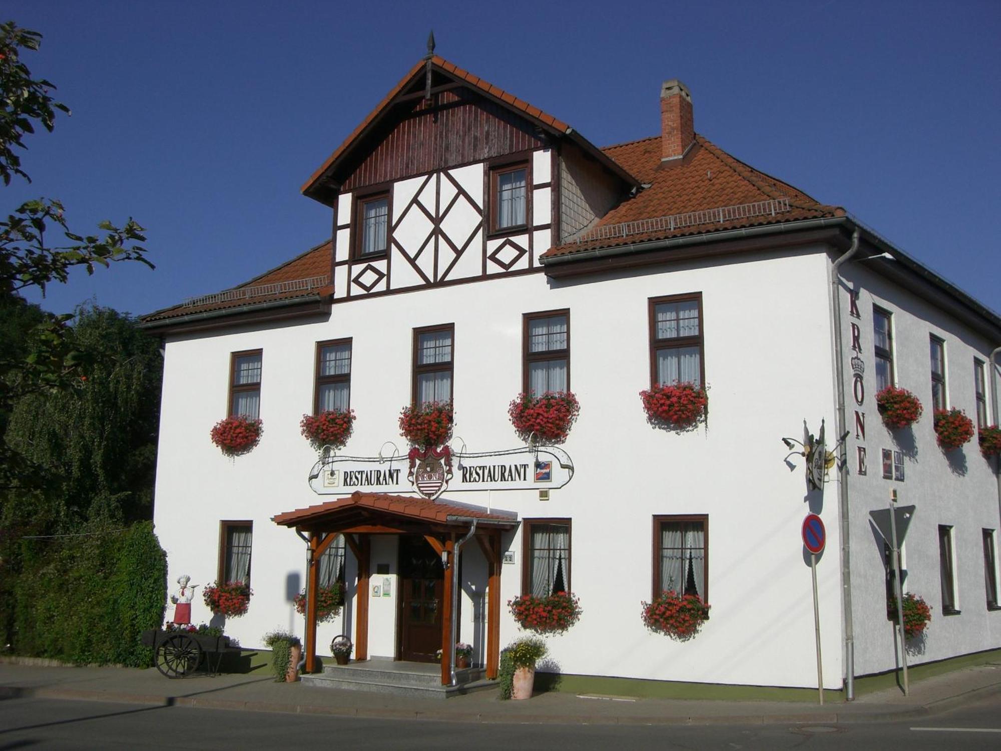 Landgasthof & Hotel Krone Eischleben Ichtershausen Bagian luar foto