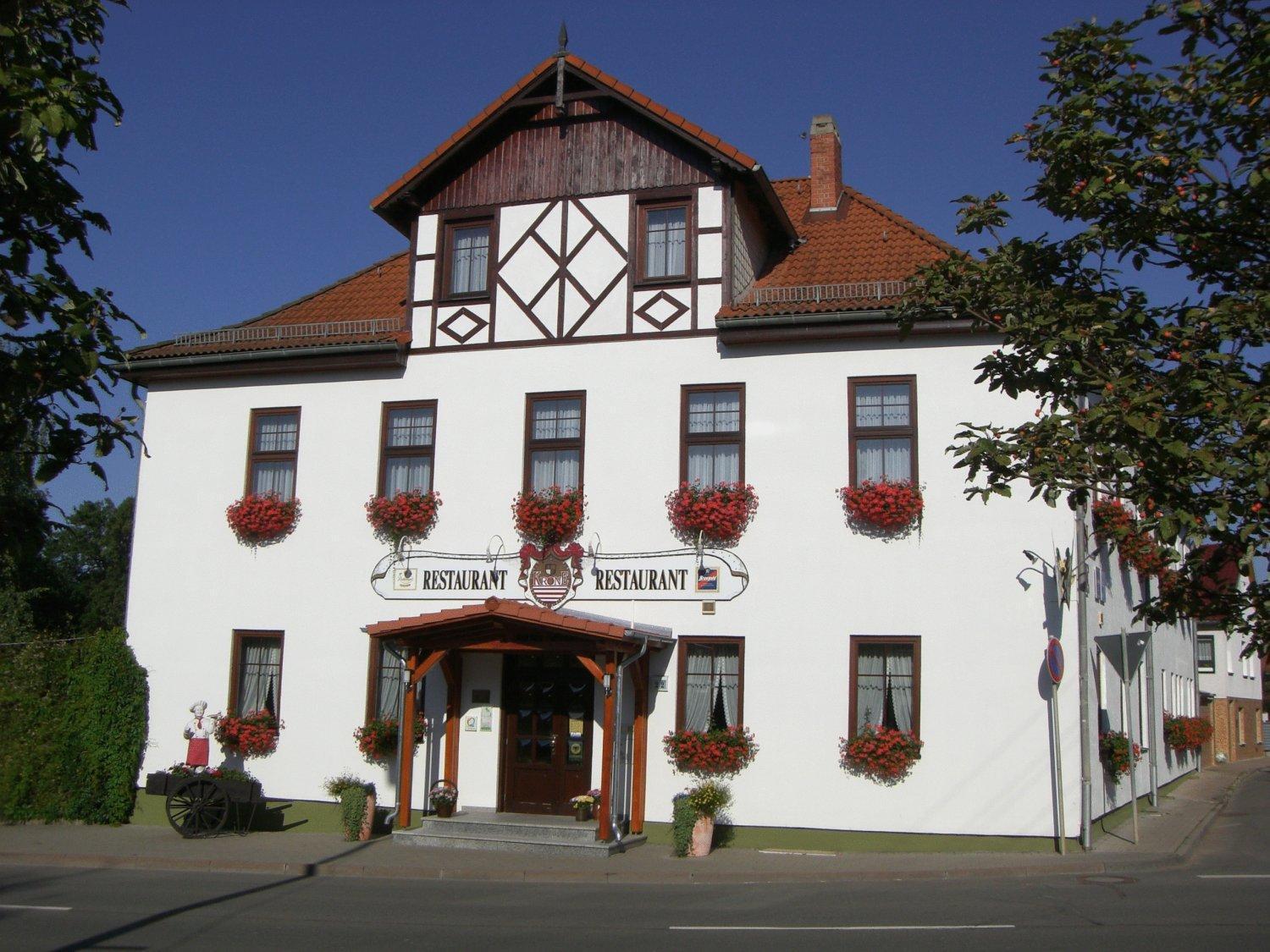 Landgasthof & Hotel Krone Eischleben Ichtershausen Bagian luar foto