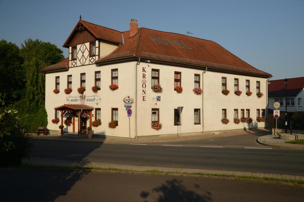 Landgasthof & Hotel Krone Eischleben Ichtershausen Bagian luar foto