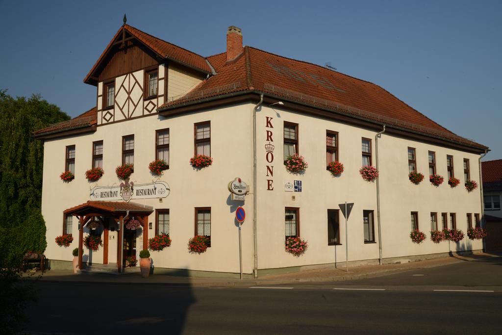 Landgasthof & Hotel Krone Eischleben Ichtershausen Bagian luar foto
