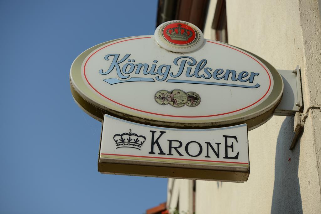 Landgasthof & Hotel Krone Eischleben Ichtershausen Bagian luar foto